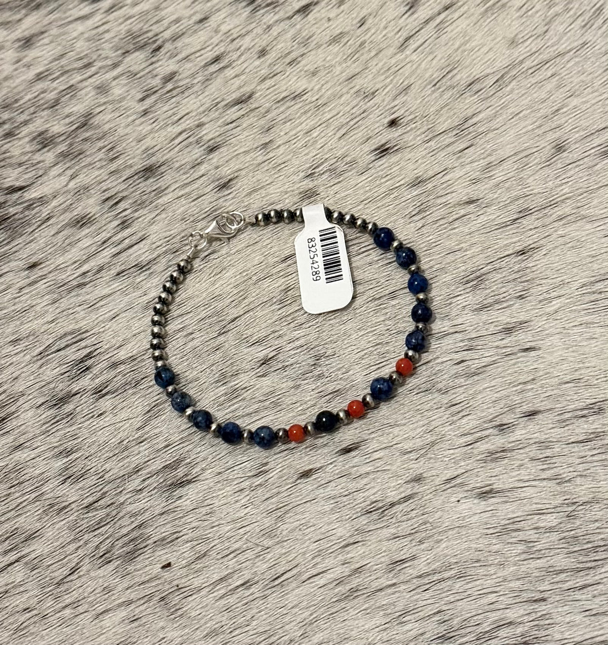 Red white and blue bracelet