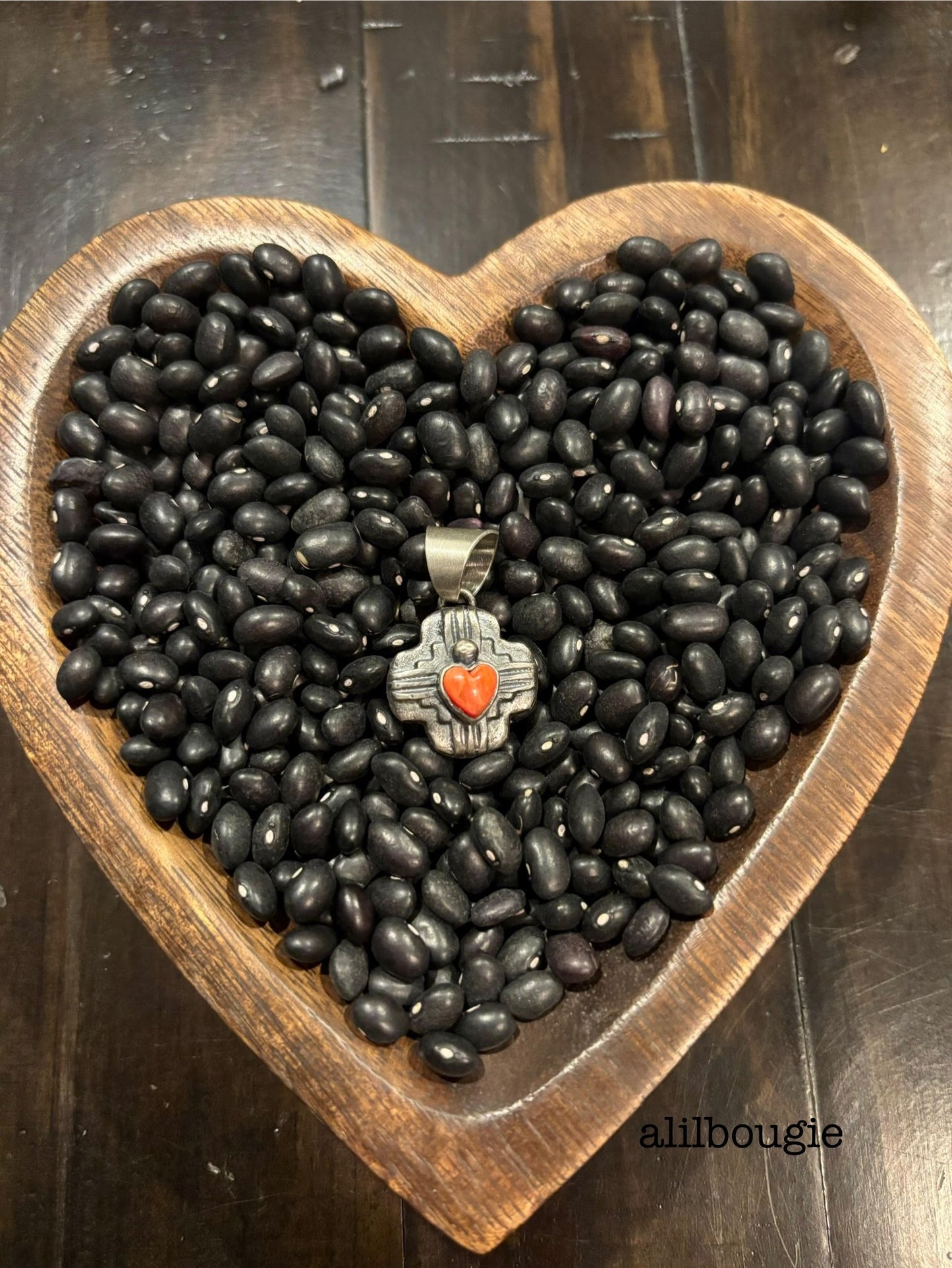 Orange Spiny Zia Pendant