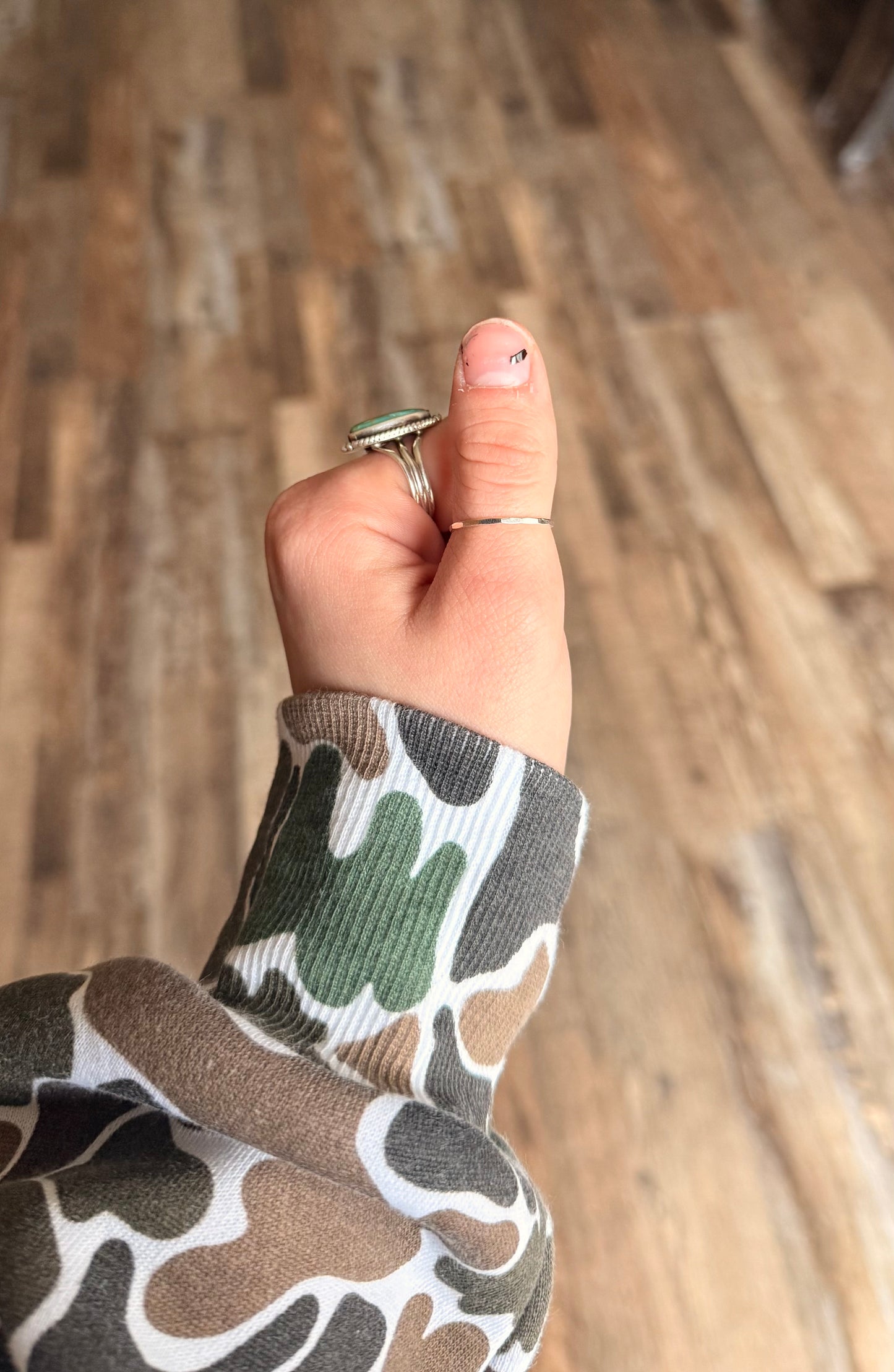 Thin Simple Stacker ring