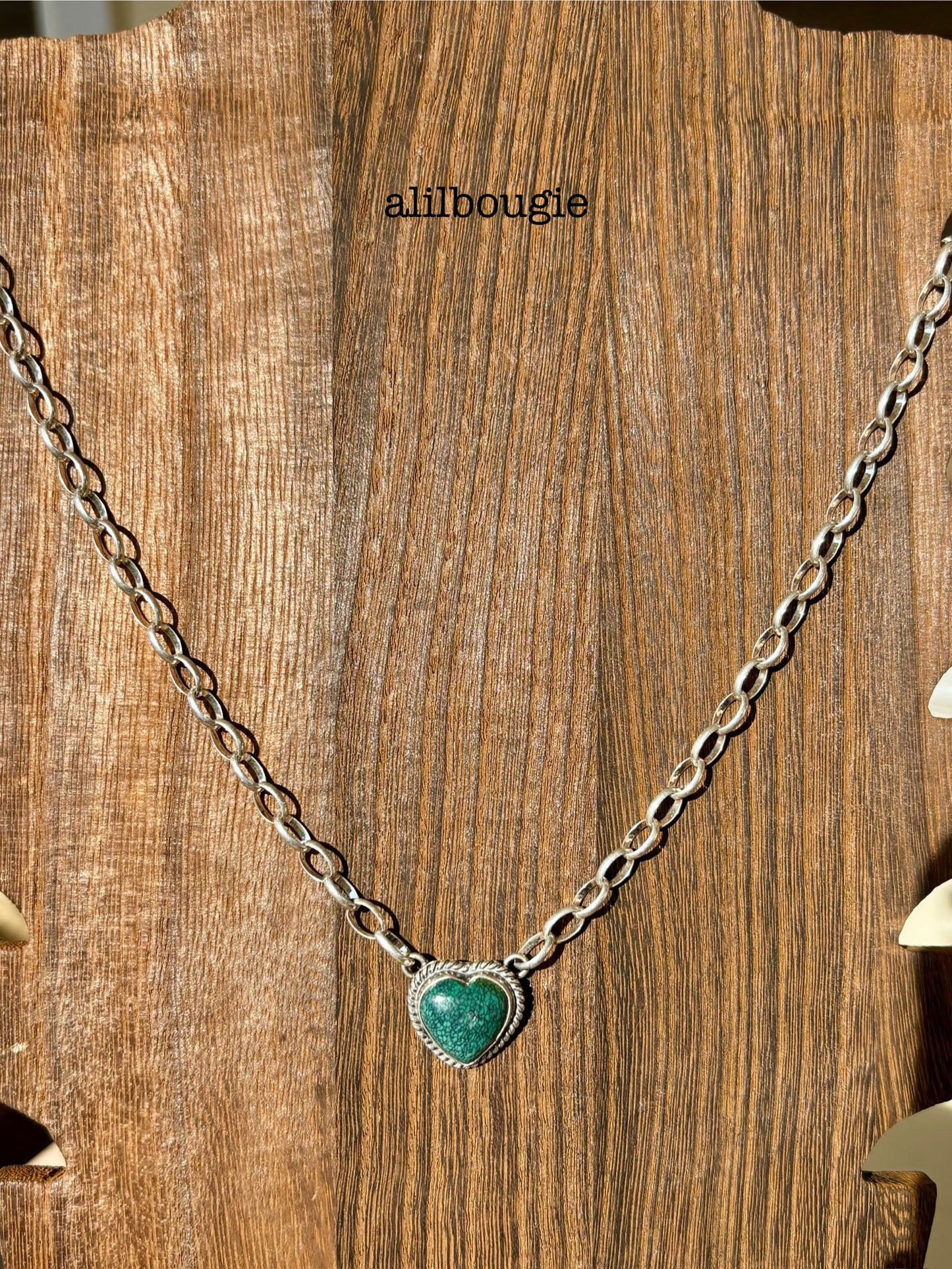 Turquoise Heart Necklace